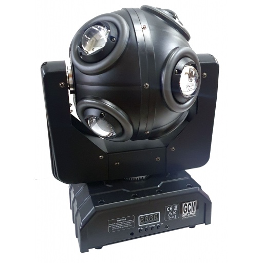 Bola Cabeza Movil 12 LED 10W RGBW 4en1 LED Auto DMX GCM 121S
