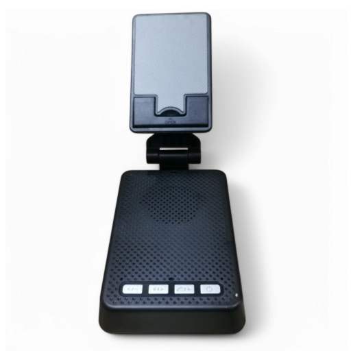 SOPORTE PARA TELFONO CELULAR CON ALTAVOZ BLUETOOTH