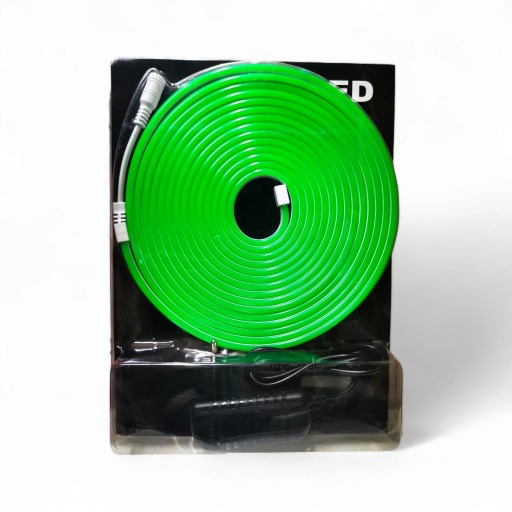 Cinta tira Led Nen interior/exterior 5m 12V Verde
