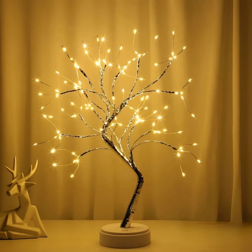rbol con luces led decorativo 50 cm