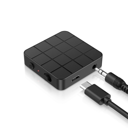 Adaptador receptor y transmisor de audio Bluetooth 5.0 (2 en 1) 6 horas de uso de batera