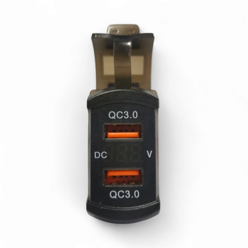 Cargador USB para coche - Entrada de 12V, salida de 5V y 3.0A