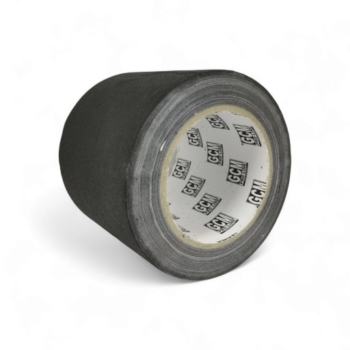 Cinta Gaffer color negro de 30mts de largo x 4 pulgadas de ancho y 230 micras de espesor
