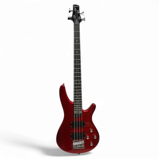 Bajo elctrico Deviser LB34-MRD color rojo