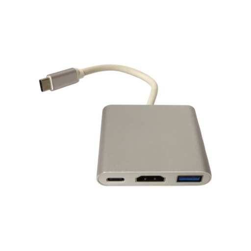 Adaptador multipuerto USB-C a USB 3.0, HDMI y USB-C
