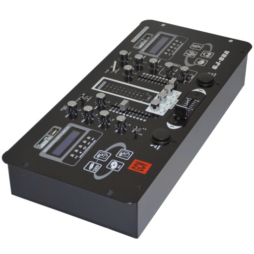 Mixer 2 Entradas USB GJ-88A con lector Pendrive Sd Card Gcm Pro