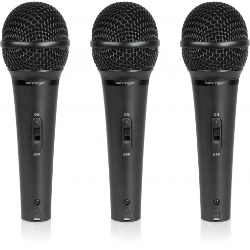 Kit de 3 Micrfonos cardioides Behringer XM1800S