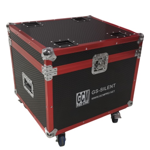Mquina de Nieve Silenciosa 1500W en Flight Case GCM PRO LINE GS-SILENT