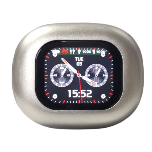 Auriculares Bluetooth con IA de taduccin en tiempo real a 144 idiomas y estuche con pantalla tctil y funciones