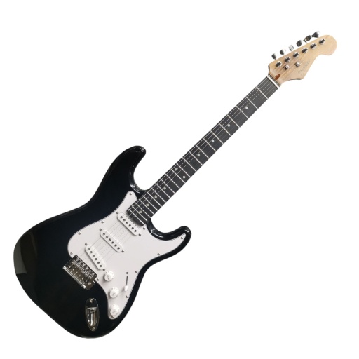 Guitarra elctrica Deviser L-G1-BK Stratocaster color negro