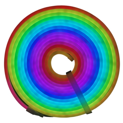 Cinta Neón Led Bluetooth audiorítmica control remoto 5 metros RGBIC