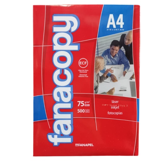 Block de 500 hojas A4 75grs FANACOPY