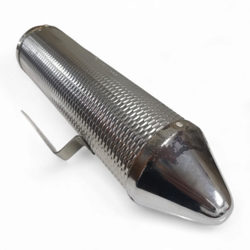 Guiro Merengue Cerrado tipo Torpedo Alta Calidad con detalle en pintura