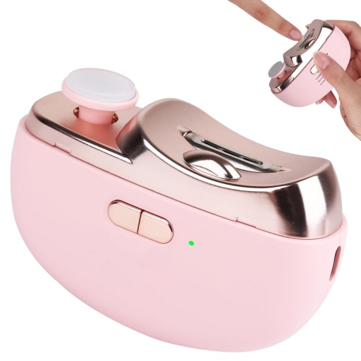 Cortau�as el�ctrico multifunci�n con lima y luz LED