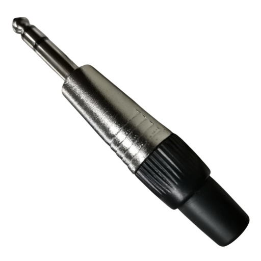 Contector Plug 1/4" Estereo Metalizado Gcm Pro PLUG1/4-S