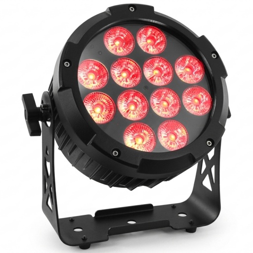 Par LED con bateria para Intemperie Exterior 12x12W 6en1 GCM Pro Line LP-12IP