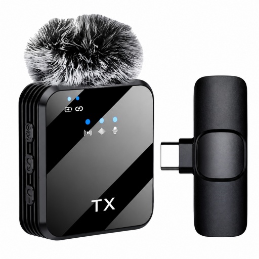 Micr�fono Inal�mbrico Bluetooth de solapa USB-C