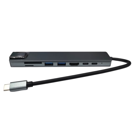 Hub Adaptador multipuerto 8 en 1 - HUB-8en1
