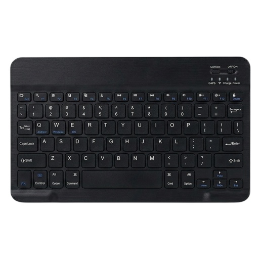 Teclado Bluetooth recargable color negro