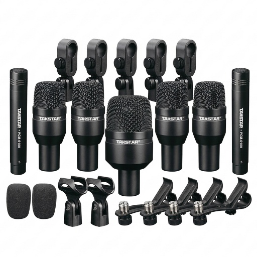Kit de bateria 7 piezas completo Takstar DMS-D7