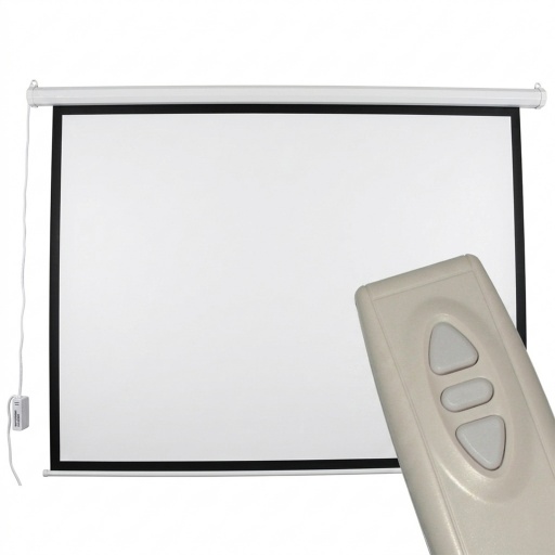 Pantalla Electrica De 100 Pulgadas + Control Inalambrico
