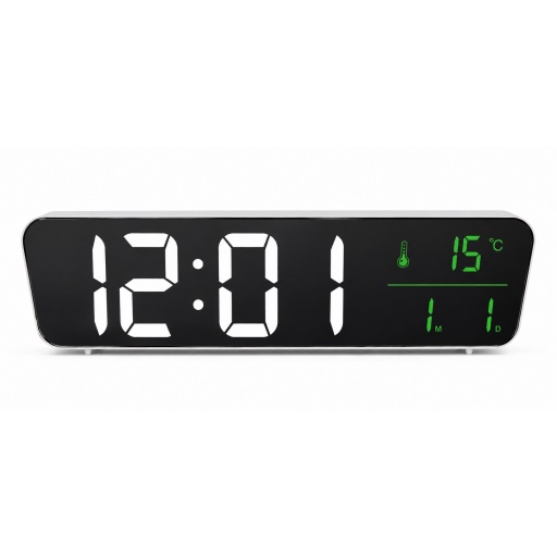 Reloj Alarma led con visualizacion de temperatura  y fecha