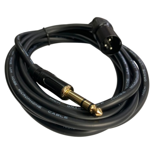 Cable adaptador XLR Macho a Plug 6.35 mm TRS 3 m - XLRM-TRS1/4-3M