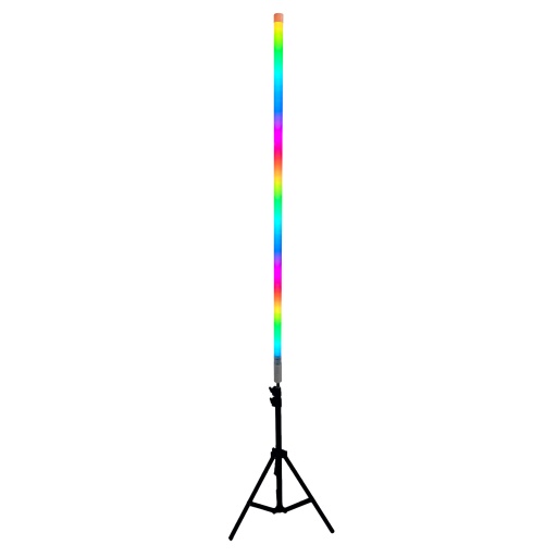 Tubo Barra LED RGB animado con tripode cargador y control remoto
