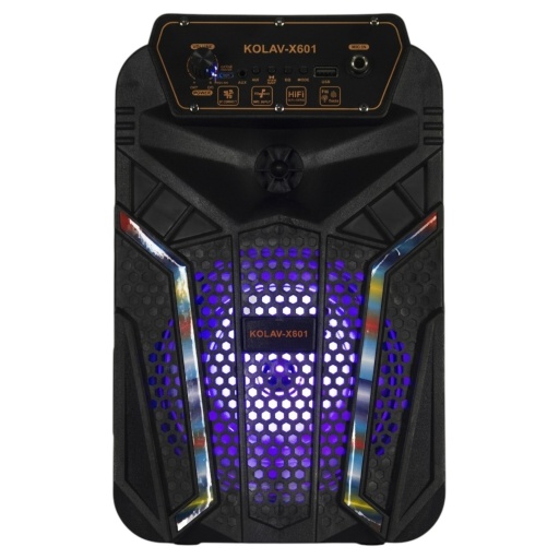Parlante Port�til 6.5" FM USB Bluetooth Led KOLAV-X601