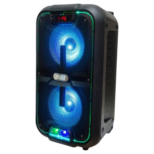 Caja Activa/ Bafle DOBLE G-2101 2x10 GCM DJ Con Bater�a Interna, Bluetooth, FM, USB y SD