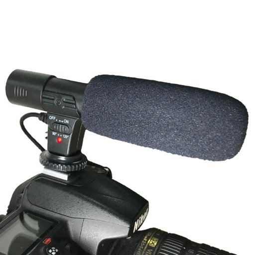 Microfono Estereo para camara DSLR / Reflex Entrevistas Grabacion