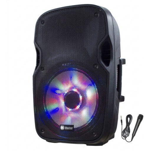 Caja Activa con lector USB y Bluetooth + Microfono iRocker GCM Pro