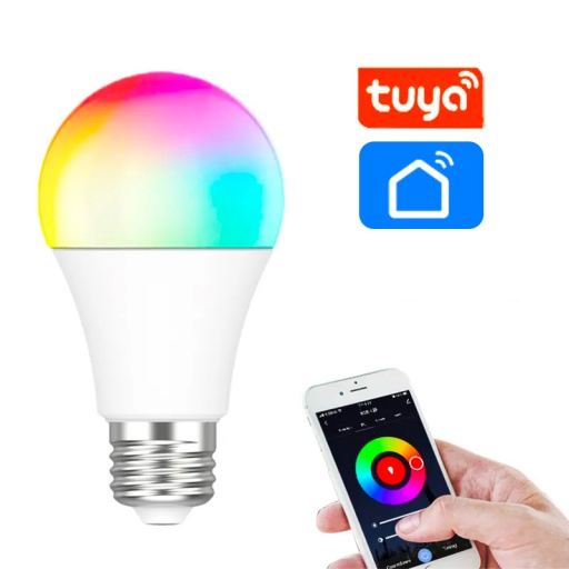 Lampara LED RGB con Blanco Calido y Frio 9W Bluetooth Programable con Timer