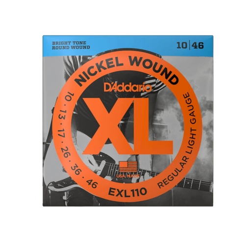 Juego de Cuerdas Encordado Daddario EXL110 Electrica Nickel