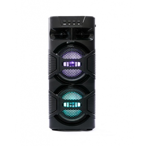 PARLANTE DOBLE PORTATIL FM USB BLUETOOTH LED LIGE-M1