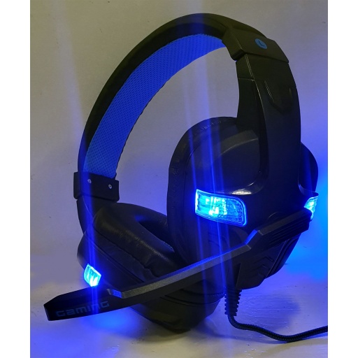 AURICULAR GAMER 2 PLUG 3.5MM USB CON LED PC G860