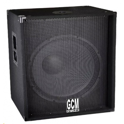 BAFLE SUB WOOFER 18 PULGADAS 400W RMS GCM-4718 GCM DJ LINE