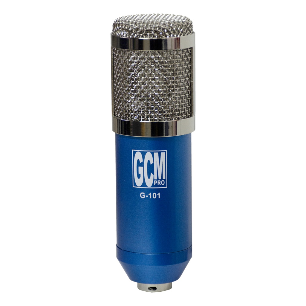Microfono Condensador para Estudio G-101 + Antipop + Araña + Cable