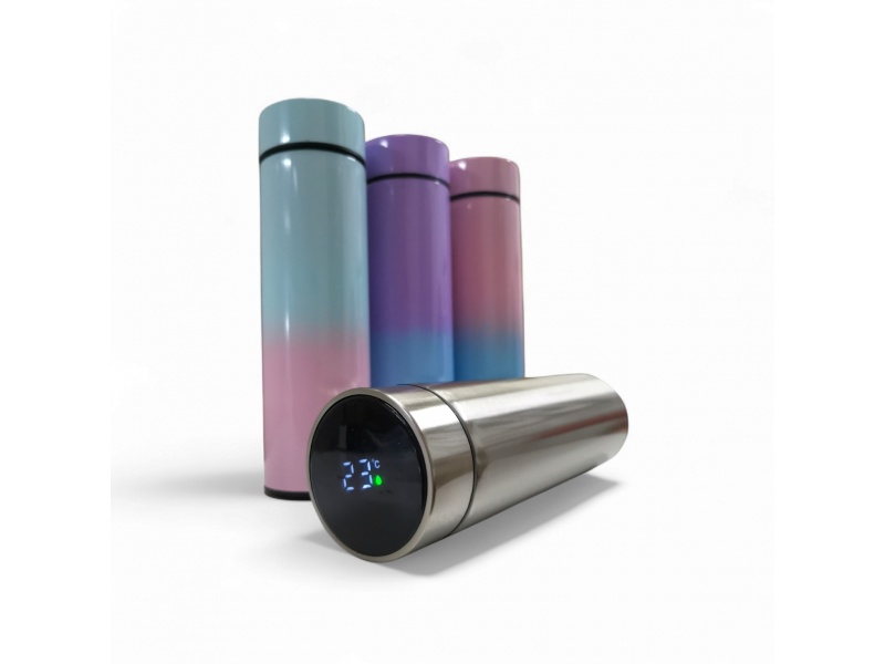 Termo trmico de 500ml con medidor de temperatura