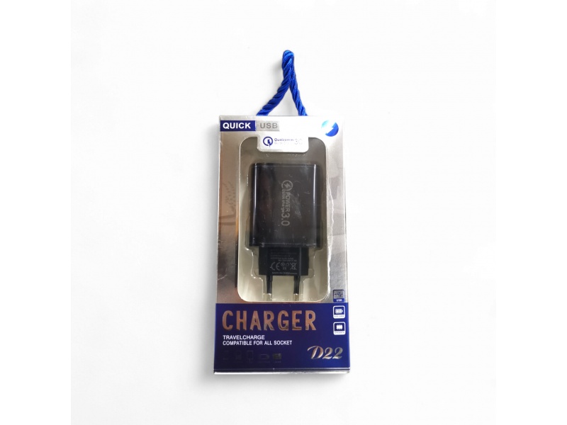 Cargador triple USB + 1 puerto USB-C carga r�pida