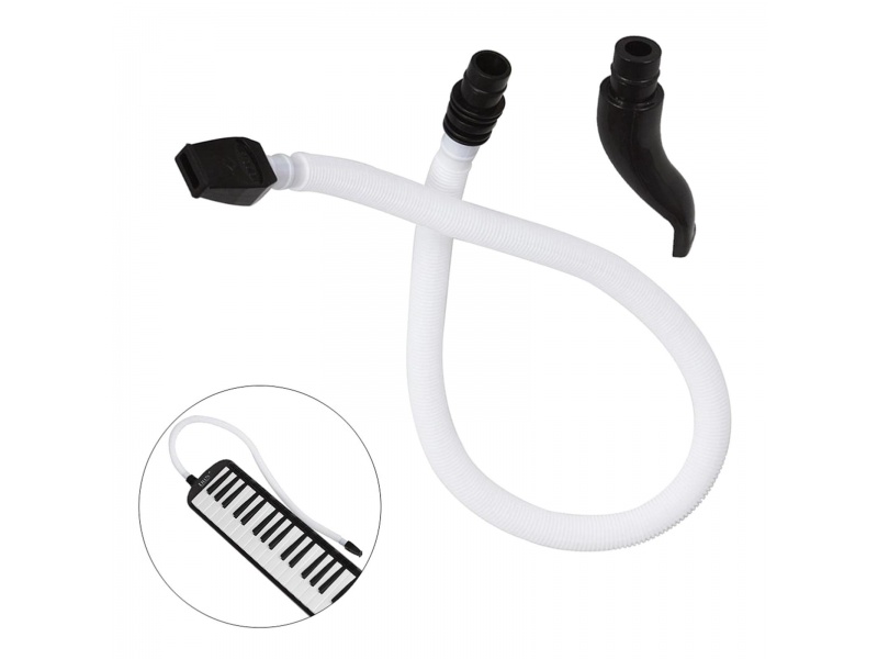 Boquilla de plstico para meldica, tubo flexible de 57cm de largo con boquilla