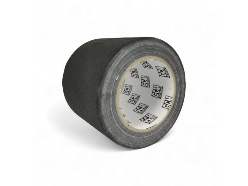 Cinta Gaffer color negro de 30mts de largo x 4 pulgadas de ancho y 230 micras de espesor