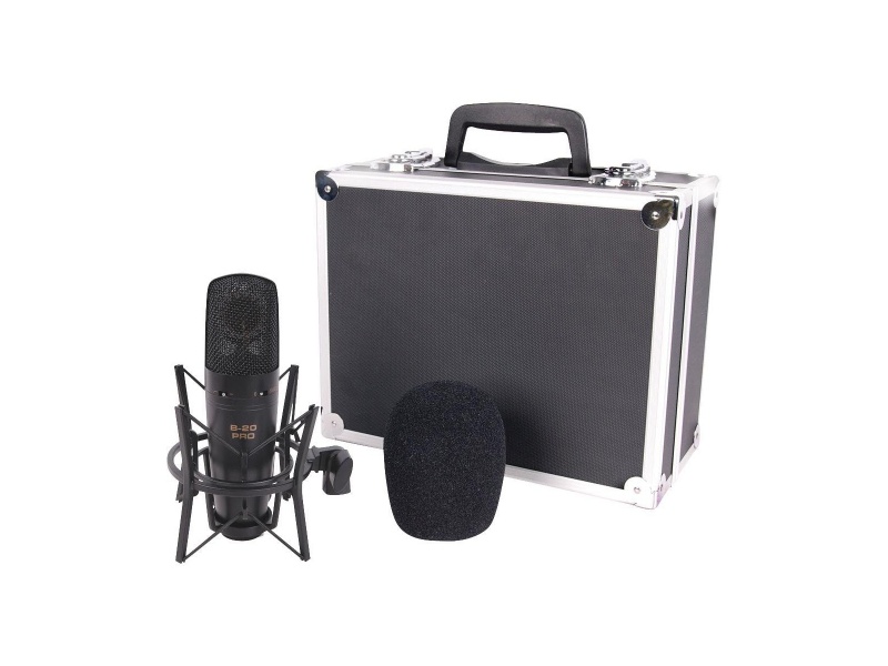 Micrfono de condensador de estudio de doble diafragma Jammin B-20PRO