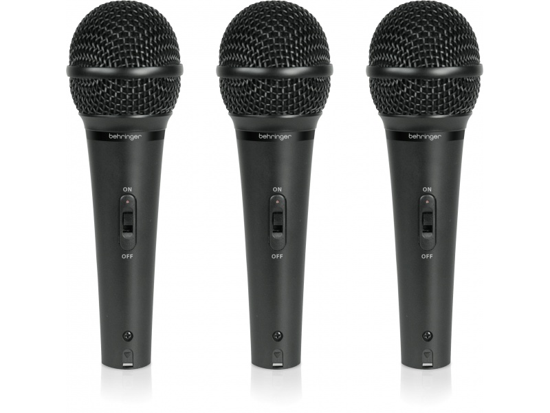 Kit de 3 Micrfonos cardioides Behringer XM1800S