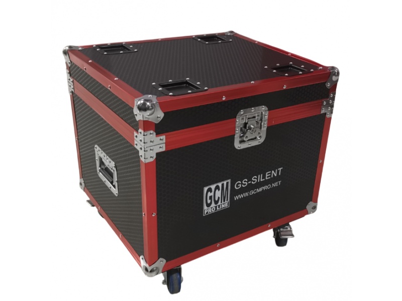 Mquina de Nieve Silenciosa 1500W en Flight Case GCM PRO LINE GS-SILENT