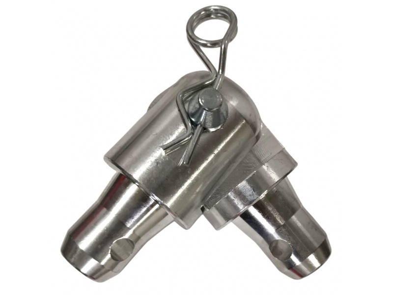 Spigot flexible 180 en aleacin de aluminio 6082-T6/6061-T6 para Cercha / Truss de aluminio SPIGOT-FLEX