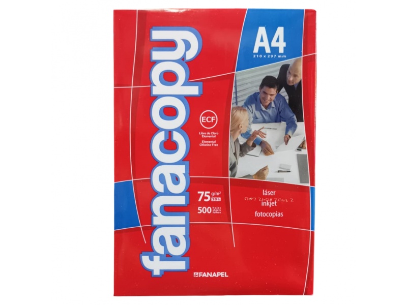 Block de 500 hojas A4 75grs FANACOPY