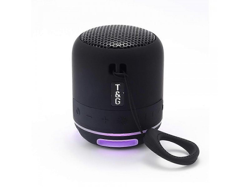 Parlante / Altavoz porttil inalmbrico con luz LED integrada y funcin TWS T&G TG-294