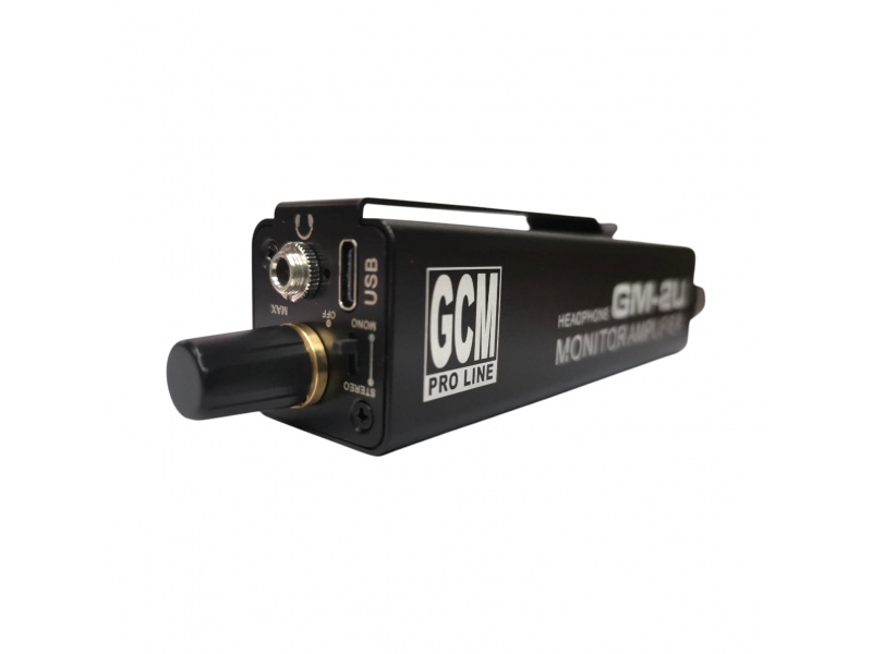 Sistema de monitoreo In Ear Activo Amplificador de auriculares GCM Pro GM-2U