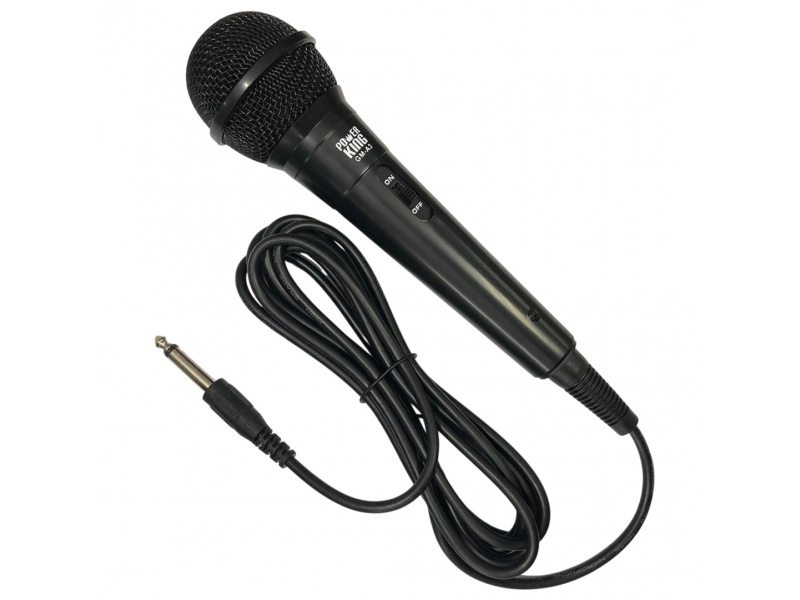 Micr�fono Din�mico para karaoke Power King GM-A3